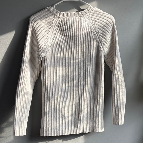 Michael Kors Cream Cable Knit Women’s Sweater - Picture 2 of 4